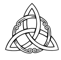 an image of a celtic knot design