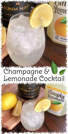 champagne and lemonade cocktail recipe