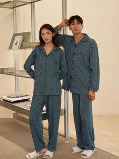 Composition : 95% polyester 5% polyurethaneColor : Navy, charcoal, GREEN, wine, blueCountry of Origin : China Couple Pajamas Photoshoot, Matching Pajamas For Couples Casual, Matching Pajamas Photoshoot, Matching Pajamas For Couples Formal, Couples Pajamas, Pajamas Photoshoot, Couple’s Pajamas, Couple Pajamas, Sleepwear Sets