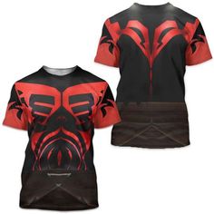 Darth Maul Shirt, Star Wars Rebels Costume, Star Wars Disney 3D T-shirt Meaningful Gift For Family Gift For Boyfriend Valentine Gift Red Crew Neck Top For Cosplay, Themed Crew Neck Top For Cosplay, Red Crew Neck T-shirt For Cosplay, Red Graphic Print Top For Cosplay, Crew Neck Tops With Sublimation Print For Cosplay, Black Themed Top With Sublimation Print, Black Sublimation Print Top For Cosplay, Tshirt Halloween Costumes, Movie Character Halloween