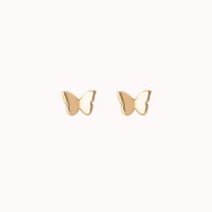 What better way to spread your wings than with these glimmering Tiny Butterfly Studs 🦋 each pair is sustainably handcrafted to order, right here in our little studio! Check out the entire Butterfly Collection here: https://www.etsy.com/shop/NOLIAjewelry?ref=seller-platform-mcnav&search_query=butterfly And the larger version of these studs here: https://www.etsy.com/listing/1509699536/butterfly-stud-earrings-gold-silver-or One of the models has paired these Tiny Butterfly Studs with the Modern C Birthday For Mom, Tiny Butterfly, Butterfly Stud Earrings, Butterfly Collection, Mom Friend, Stud Earrings Gold, Butterfly Earrings Stud, Minimalist Gifts, Loop Earrings