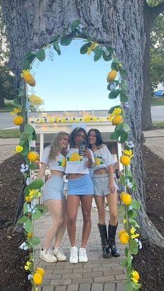 Purple Bid Day Theme, Fruit Bid Day Theme, Lemon Bid Day Theme, Spring Bid Day Themes, Sorority Event Ideas, Sorority Bid Day Themes, Sorority Work Week, Sorority Socials, Sorority Themes