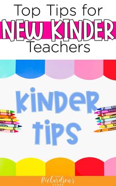 the top tips for new kinder teachers to help them learn how to use pencils