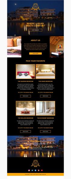 an image of a hotel website design