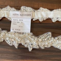 Nwt Beaded Wedding Dress Belt Embellished Lace Bridal Belt For Wedding, Embellished Lace Bridal Belt, Fitted Beaded Bridal Belt For Wedding, Embellished Fitted Bridal Belt, Embellished Fitted Bridal Belt For Wedding, Fitted Embellished Bridal Belt For Wedding, Belt For Wedding Dress, Jenny Yoo Bridal, Allure Bridal Wedding Dress