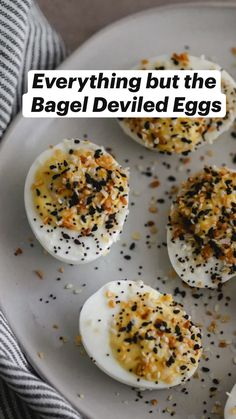 deviled eggs with everything but the bagel deviled eggs