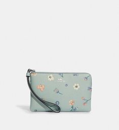 COACH SOLID COLOR CORNER ZIP WRISTLET DESIGNER WOMEN MINT GREEN WALLET WITH TAG Product Details: Printed coated canvas with smooth leather details Two credit card slots Zip-top closure, fabric lining Wrist strap attached 6 1/4" (L) x 4" (H) x 1/2" (W) Welcome To D' 1 Stop Shop L.A Why BUY From us? ◎ Best Rating Products. ◎ Best Offer is allowed. ◎ 95% of the time, WE have approved PRICE MATCHES. ◎ We Shipped Via UPS within 24 Hours. ◎ We offer Free 2 Days Free Shipping Expedited by request. ◎ We Spring Coach Wristlet For Everyday Use, Coach Spring Wristlet For Everyday, Coach Corner Zip Wristlet, Coach Floral Wallet, Coach Multicolor Wristlet, Light Teal, Wrist Strap, Smooth Leather, Mint Green