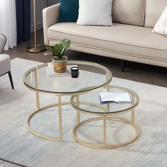 a living room scene with focus on the coffee table