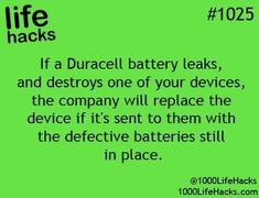 Duracell Battery, 100 Life Hacks, 1000 Lifehacks, Hack My Life, Diy Life