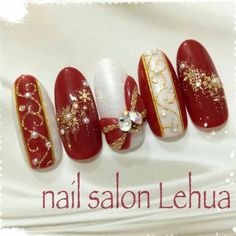 Xmas Nail Art, Christmas Simple, Holiday Nails Christmas, Bridal Nail Art, Nails Holiday, Holiday Nail Designs, Trendy Nail Art Designs, Christmas Nail Art Designs, Holiday Nail Art