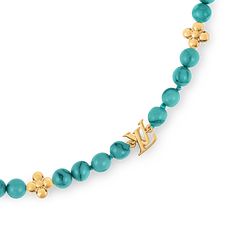 My LV Pearl Necklace S00 - Women - Fashion Jewelry | LOUIS VUITTON ® Luxury Yellow Gold Turquoise Necklace, Expensive Jewelry Luxury, Necklace Turquoise, Expensive Jewelry, Buckle Shoes, Monogram Bag, Gold Colour, Wallet Chain, Color Dorado