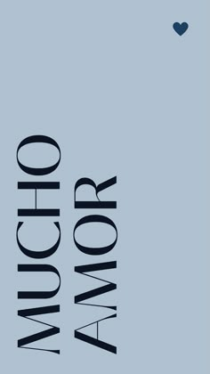 an image of a poster with the words mochor in black on a light blue background