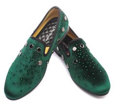 PRICES MAY VARY. ★ Lightweight: our Green velvet designer loafer’s Lightweight Construction is 100% Handmade with Top Tier Durable Velvet, Rhinestone Shiny toe cap and gold buckle for a Stylish and Comfortable Look, make you unique and the focus of any occasion. the elegant and casual lifestyle,This velvet dress shoes is the first choice for gentleman. ★ Noble Fashion Comfort: Our Anti-Slip Rubber Outsoles and Health Cushioned leather massage Insoles makes you feel Comfortable, Hygroscopic and S Loafers With Jeans, Velvet Loafers Mens, Velvet Dress Shoes, Mens Slip On Loafers, Velvet Tuxedo, Wedding Casual, Holiday Shoes, Velvet Loafers, Casual Lifestyle