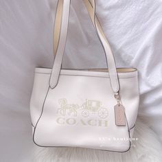 Color: Chalk/Vanilla Cream Material: Pebble Leather Condition: Brand New With Tag Style Number: C4062 Dimensions: 10 3/4" (L) X 9" (H) X 4 1/2" (W) Handles With 9 1/2" Drop Inside Zip Pocket Snap Closure 100% Authentic Price Is Firm Comes From Clean & Pet Free Environment Sold Out Everywhere Rare Find Coach Beige Shoulder Bag With Large Capacity, Coach Beige Shoulder Bag Large Capacity, Coach White Large Capacity Shoulder Bag, Coach Beige Large Capacity Shoulder Bag, Coach Cream Shoulder Bag For Daily Use, Large Capacity Coach Beige Bag, Coach Cream Tote Shoulder Bag, Coach Cream Bag For Errands, New Coach Handbags