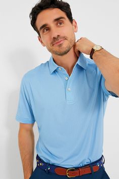 Peter Millar was founded in 2001 with a single cashmere sweater. Through this initial garment, an ethos emerged to embody luxury, elegance, and a dedication to superior craftsmanship. Each product features the finest raw materials and fabric innovations while utilizing the world's best yarn spinners, artisanal workshops, and highly specialized factories.This polo offers sharp style and technical performance that make it a staple in any wardrobe. It’s constructed using a lightweight, anti-microbial fabric that wicks moisture and stretches four ways for optimal comfort and mobility on and off the course. Finished with a collar and two-button placket, it is sure to be a stylish yet comfortable piece.
Collared
2-button placket
Short sleeves
Tailored fit
Four-way stretch, moisture-wicking, and Yarn Spinner, Cocktail Attire, Peter Millar, Cashmere Sweater, Pullover Sweatshirts, Fall Trends, Cashmere Sweaters, World's Best, Day Dresses