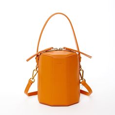 Orange Leather Bucket Bag Affordable Handbags, Classic Leather Tote, Convertible Backpack Purse, Bucket Purse, Bucket Handbags, Mini Bucket Bags, Dark Orange, Leather Bucket Bag, Leather Bucket