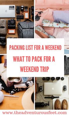 packing list for a weekend what to pack for a weekend trip