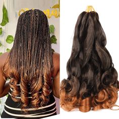 Laila T30 French Curls 22" Bouncy 6 Pack Braiding Hair – Bella Chic Hair & Beauty Hair For Box Braids, Trendy Maternity Outfits, African Braids