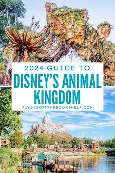 the disney's animal kingdom with text overlay