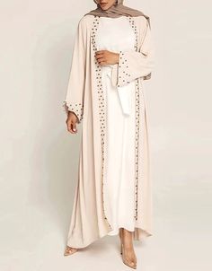 Abaya Long Moroccan Kaftan Clothing For Islamic Women:Arabic Attire #abayastorenearme #whatisakaftan #arabclothes #kaftanabaya #arabclothingstorenearme #arabicclothingstorenearme #araboutfits #islamicclothingnearme #arabictraditionaldress #longkaftandress #womenskaftandress #cottonkaftansdresses #islamicclothingstoresnearme #arabianwomensclothing #arabicoutfit #middleeasternwomanclothing #kaftanclothing #designercaftans #arabicgarments #womenskaftandresses Batwing Abaya, Simple Abaya Designs, Plain White Dress, Habits Musulmans, Simple Abaya, Turkish Clothing, Muslim Evening Dresses, Abaya Kimono, Evening Dress Long