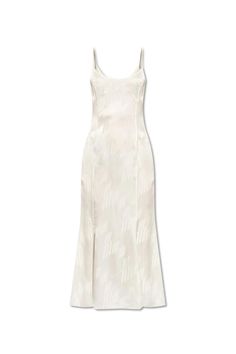 100% Viscose Made in Italy Designer Model Number: 242WCM104V053 Designer Colour: 043 White Slip Dress, The Attico, White Slip, Satin Slip, Satin Slip Dress, White Maxi Dresses, Dress Skirt, Color Design, Slip Dress