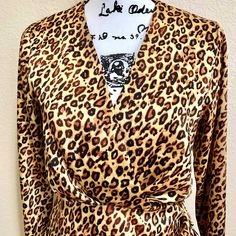 New ZARA women dress Leopard print long sleeve bodycon dress-side ruched- deep V necklineSize: MColor: Gold/BlackMaterial: 100% PolyesterLay flat measurements: approximately 30” length approximately 17" chest [ pit to pit]approximately 24” sleeves -smoke free home, offers welcome. D-69-no buttons missing, no holes, no stain, functional zipper-ship the same day or next day/ professional sellerAll measurements are approximate and done as flat lays. To ensure a good fit, it is recommended you compa Long Sleeve Wrap Dress For Date Night, Fitted Long Sleeve Wrap Dress For Date Night, V-neck Wrap Dress For Fall, Fitted Faux Wrap Dresses For Fall, Fitted V-neck Wrap Dress For Fall, Long Sleeve Faux Wrap Party Dress, Fitted Ruched Long Sleeve Evening Dress, Long Sleeve Ruched Bodycon Dress, Fall Date Night Wrap Dress With Long Sleeves