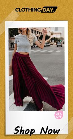 Pleated Maxi Skirts Pleated Maxi Skirts, Pleated Maxi Skirt, Pleated Maxi, Maxi Skirts, Maxi Skirt, Womens Bottoms, Free Shipping, Clothes