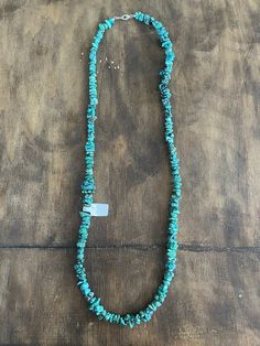 30in. Stabilized Turquoise Necklace Nickel-free Turquoise Necklace For Gift, Elegant Adjustable Nickel-free Turquoise Necklace, Adjustable Turquoise Beaded Nickel-free Necklace, Unique Turquoise Nickel-free Necklace, Western Style Nickel-free Turquoise Necklace, Turquoise Necklace, Turquoise