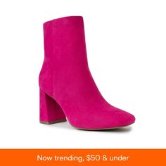 in stock Free Pants, Dress Booties, Dockers Men, Block Heel Shoes, Autumn Activities, Fall Shoes, Shoes Booties, Pretty In Pink, Block Heels