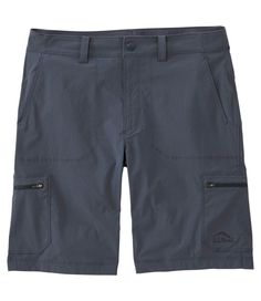 Made from lightweight yet durable nylon fabric, our top-of-the-line hiking shorts breathe well, dry quickly and take to the trail with a technical advantage. Inseam: 10". Standard Fit: Sits lower on the waist and straight through the hip and thigh for a streamlined look. In a lightweight yet durable blend of 95% nylon and 5% spandex. Abrasion resistant - withstanding industry lab-test standards for extreme wear and tear. Features two-way vertical stretch for freedom of movement. UPF 50+ rated - Moisture-wicking Midweight Shorts For Hiking, Moisture-wicking Midweight Hiking Shorts, Moisture-wicking Shorts For Hiking, Nylon Hiking Shorts With Functional Pockets, Waterproof Nylon Shorts For Outdoor, Moisture-wicking Midweight Shorts For Outdoor, Midweight Moisture-wicking Shorts For Outdoor, Functional Nylon Cargo Shorts For Outdoor, Waterproof Functional Shorts For Outdoor Activities