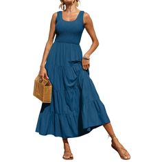 Women's 2024 Casual Loose Plain Maxi Sundress Smocked Tank Dress Sleeveless Summer Beach Tiered Long Dresses Product Details Size: Medium Color: Lake Blue Brand: No Brand Mpn: Does Not Apply Upc: Does Not Apply Ean: Does Not Apply * Department : Womens * Date First Available : March 12, 2022 Women's 2024 Casual Loose Plain Maxi Sundress Smocked Tank Dress Sleeveless Summer Beach Tiered Long Dresses Product Details Size: Large Color: White Brand: No Brand Mpn: Does Not Apply Upc: Does Not Apply E Easter Dresses For Women, Boho Sleeveless Dress, Maternity Dresses For Photoshoot, Maxi Sundress, Bridal Shower Dress, Ruffle Midi Dress, Night Dress For Women, White Dresses For Women, Date Night Dresses