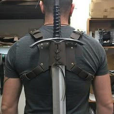 1 X Sword Holder (the sword in the picture NOT included). material: leather. condition: 100% new. Steampunk Warrior, Warrior Costume, Knight Costume, Swords Medieval, Belt Holster, Leather Armor, Men's Belts, Medieval Costume, Halloween Costume Accessories