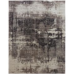 an abstract rug with grey and white colors