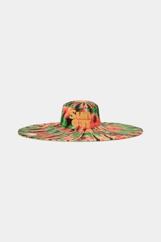 Reversible large brim bucket hat with digital print and contrast stitching. Handmade and designed in Spain. All hats are produced by hand in Pardo atelier located in the city of Barcelona. 100% cotton All hats are final sale Trendy Flat Brim Sun Hat For Festival, Multicolor Flat Brim Bucket Hat For Summer, Trendy Multicolor Flat Brim Sun Hat, Multicolor Flat Brim Summer Bucket Hat, Reversible Green Sun Hat For The Beach, Summer Multicolor Flat Brim Bucket Hat, Reversible Wide Brim Bucket Hat For Festivals, Summer Festival Bucket Hat With Flat Brim, Reversible Green Beach Hat