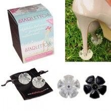 a pair of shoes is shown in front of the package and other items to make it look like they have been made out of plastic