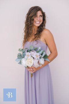 The Taylor bridesmaid bouquet is made up of large antique beige peonies and ivory roses, lavender scabiosa, brunia spray, eucalyptus, and lambs ear. Premium silk florals. Peonies Bridesmaid Bouquet, Lavender Scabiosa, Beige Peonies, Flower Proposal, Rose Bridesmaid Bouquet, Roses And Eucalyptus, Roses Lavender, Lavender Bridesmaid, Lilac Bridesmaid Dresses