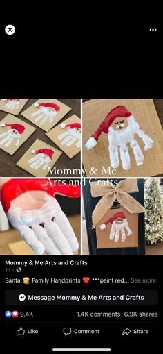 an image of christmas crafts on the app