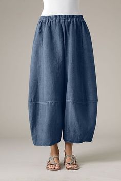 Trousers Yaiza at Oska Spring Trousers, Diy Pants, 가을 패션, Pants Pattern, Knit Pants, Mode Inspiration, Linen Dresses, Linen Clothes