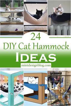 cat hammock ideas that are easy to make and great for small cats or kittens