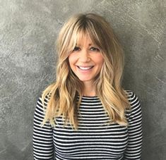 Mom Hair, Layered Haircuts With Bangs, Modern Haircuts, Hair Color For Women, Long Layered Hair, Trending Hairstyles, Haircuts With Bangs, Curtain Bangs