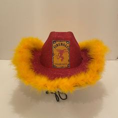 Fireball Hat, Fireball Costume, Fireball Birthday, Alcohol Halloween Costumes, Custom Cowboy Hats, Halloween Inspo, Cowgirl Hats, Halloween 2023, Philadelphia Pa