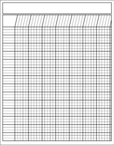 a blank graph paper with lines and numbers on the bottom, in black and white