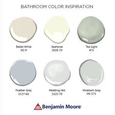 the different shades of paint that are available in this color scheme for bathroom walls and floors