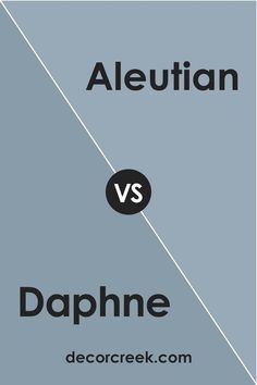 Daphne vs Aleutian by Sherwin Williams Sw Daphne Paint, Sherwin Williams Daphne Blue, Sw Daphne, Sw Aleutian, Grand Bathroom, Gray Paint Colors Sherwin Williams, Home Interior Colors, Cottage Guest House, Sherman Williams