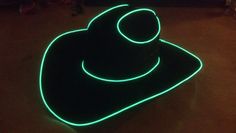 El Wire, Custom Lighting, Light Up, Cowboy Hats, Celestial Bodies, Led, Color