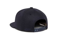 DOMED CROWN TOPFLAT BILL100% MERINO WOOLCOLOR : NAVY / IVORY Hood Hat, Vintage Cap, Navy Grey, Embroidered Hats, Grey Blue, Baseball Caps, Hat Sizes, Fitted Hats, Made In The Usa