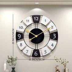 Luxury Wall Clock, Wall Clock For Kitchen, Wallpaper Clock, Clock For Kitchen, Clock Design Ideas, Big Wall Clocks, Large Wall Clock Modern, Clock For Living Room, Clock Ideas