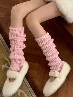 Elevate your style with our exquisite knitted leg warmers, designed to add a touch of elegance to any outfit. Each pair features delicate bead decorations that catch the light beautifully, making these leg warmers both functional and fashionable. Perfect for keeping warm while looking chic, these leg warmers are a must-have accessory for any wardrobe.  Please note, the price includes one pair of leg warmers only. Trendy Pink Footless Leg Warmers, Footless Pink Leg Warmers, Casual Winter Leg Warmers For Party, Pink Knee-high Leg Warmers For Winter, Knee-high Pink Leg Warmers For Winter, Trendy Pink Leg Warmers For Winter, Pink One Size Leg Warmers For Spring, Pink One Size Leg Warmers For Winter, Pink Knitted Leg Warmers For Winter