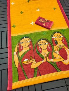 Glamorous Saree, Saree Drape, Kurti For Women, Fabric Paint Diy, Saree Painting, Sari Design, Saree Sale, Silk Saree Banarasi, Linen Sarees