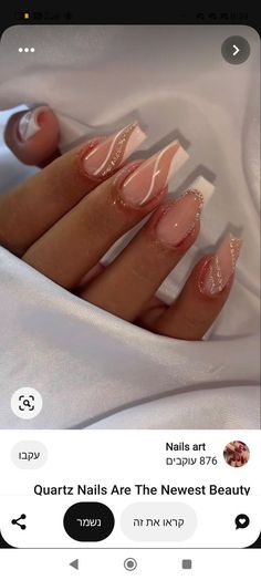 the nails are being displayed on an instagramture page for people to use them